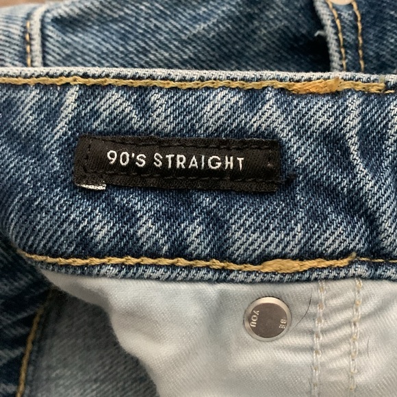 Free Assembly Women’s 90’s Straight Jeans sz 8 - Picture 6 of 7